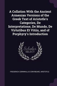 Produktbild: Collation W/the Ancient Armeni