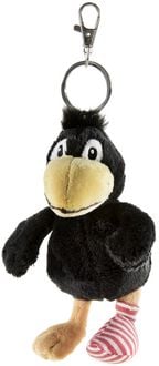 Produktbild: Heunec 197565 - Rabe Socke Schl&uuml;sselanh&auml;nger, Pl&uuml;sch, 15 cm