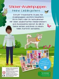 Sticker-Anziehpuppen – Meine Lieblingstiere