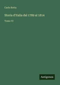 Produktbild: Storia d'Italia dal 1789 al 1814
