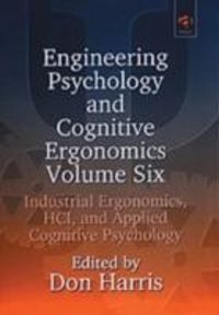 Produktbild: Engineering Psychology and Cognitive Ergonomics