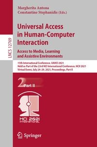 Produktbild: Universal Access in Human-Computer Interaction. Access to Media, Learning and Assistive Environments