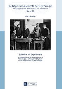 Produktbild: Subjekte im Experiment