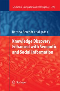 Produktbild: Knowledge Discovery Enhanced with Semantic and Social Information