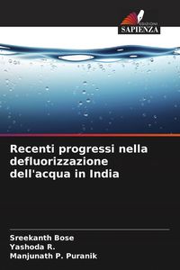 Produktbild: Recenti progressi nella defluorizzazione dell'acqua in India
