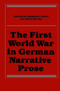 Produktbild: The First World War in German Narrative Prose