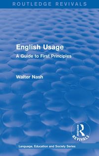 Produktbild: Routledge Revivals: English Usage (1986)
