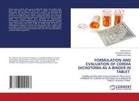 Produktbild: Formulation and Evaluation Of Cordia Dichotoma As a Binder in Tablet