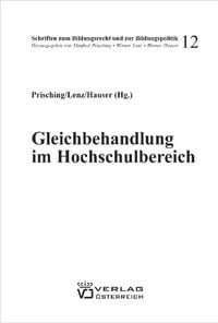 Produktbild: Gleichbehandlung im Hochschulbereich