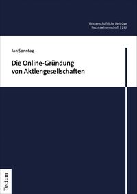 Produktbild: Die Online-Gr&uuml;ndung von Aktiengesellschaften