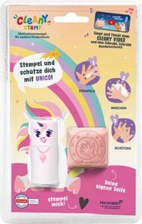 Produktbild: COLOP little NIO Cleany Stamp Einhorn, Handwasch-Stempel + Seife