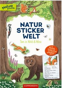 Produktbild: Natur-Stickerwelt: Tiere in Wald und Wiese