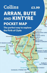 Produktbild: Arran, Bute and Kintyre Pocket Map