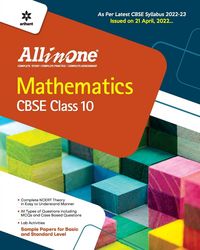 Produktbild: CBSE All In One Mathematics Class 11 2022-23 Edition (As per latest CBSE Syllabus issued on 21 April 2022)