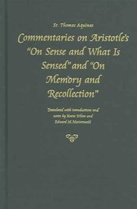 Produktbild: Aquinas, S:  Commentary on Aristotle's On Sense and What is