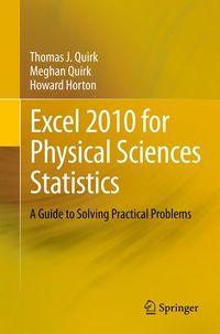 Produktbild: Excel 2010 for Physical Sciences Statistics