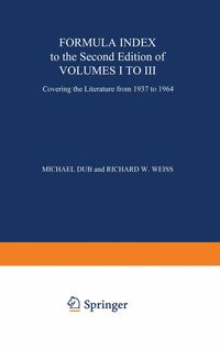 Produktbild: Formula Index to the Second Edition of Volume I to III
