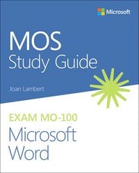 Produktbild: MOS Study Guide for Microsoft Word Exam MO-100