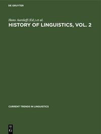 Produktbild: History of Linguistics, Vol. 2