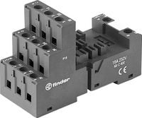 Produktbild: Finder 92.03.0 Relaissockel  Passend f&uuml;r Serie: Finder Serie 62 Finder 62.31, Finder 62.32, Finder 62.33 (L x B x H) 91.3 x 40 x 60.9 mm  1 St.