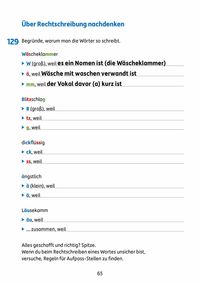 Deutsch 4. Klasse Übungsheft - Rechtschreiben und Diktate