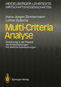 Produktbild: Multi-Criteria Analyse