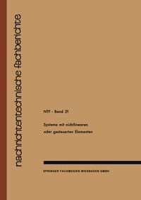 Produktbild: Systeme mit Nichtlinearen oder Gesteuerten Elementen / Systems with Non-Linear or Controllable Elements