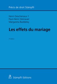 Produktbild: Les effets du mariage