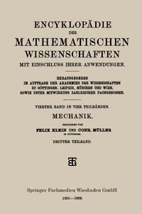 Produktbild: Encyklop&auml;die der Mathematischen Wissenschaften mit Einschluss ihrer Anwendungen