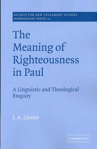 Produktbild: The Meaning of Righteousness in Paul