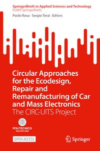 Produktbild: Circular Approaches for the Ecodesign, Repair and Remanufacturing of Car and Mass Electronics
