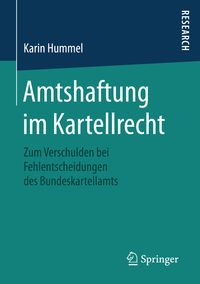Produktbild: Amtshaftung im Kartellrecht