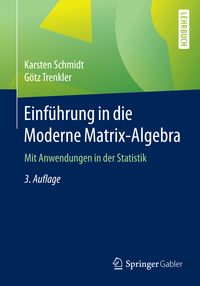 Produktbild: Einf&uuml;hrung in die Moderne Matrix-Algebra