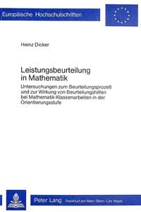 Produktbild: Leistungsbeurteilung in Mathematik
