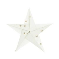 Produktbild: Origami 15x15 cm Sterne wei&szlig;/gold MIX 32 Blatt, 130 g/m&sup2;