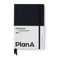 Produktbild: Notizbuch A5 Softcover Liniert Midnight Black