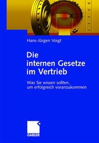 Produktbild: Die internen Gesetze im Vertrieb