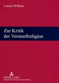 Produktbild: Zur Kritik der Vernunftreligion