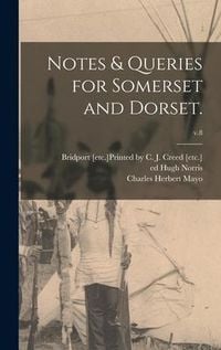 Produktbild: Notes & Queries for Somerset and Dorset.; v.8
