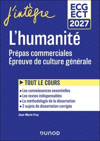 Produktbild: Manuel - Pr&eacute;pas commerciales ECG - Epreuve de culture g&eacute;n&eacute;rale 2027