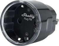 Produktbild: Shelly Plug PM Gen3 Black Funk-Steckdose Wi-Fi, Bluetooth