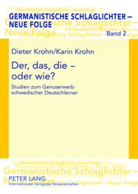 Produktbild: Der, das, die &ndash; oder wie?