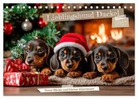 Produktbild: Lieblingshund Dackel (Tischkalender 2027 DIN A5 quer), CALVENDO Monatskalender