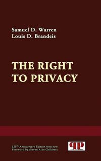 Produktbild: The Right to Privacy