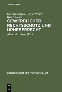 Produktbild: Gewerblicher Rechtsschutz und Urheberrecht