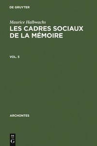 Produktbild: Les cadres sociaux de la mémoire