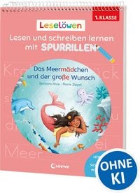 Produktbild: Lesel&ouml;wen - Lesen und schreiben lernen mit Spurrillen - Das Meerm&auml;dchen und der gro&szlig;e Wunsch