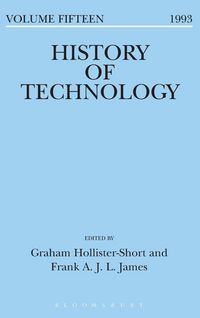 Produktbild: History of Technology Volume 15