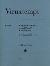 Produktbild: Henry Vieuxtemps - Violinkonzert Nr. 5 a-moll op. 37