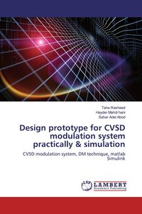 Produktbild: Design prototype for CVSD modulation system practically & simulation